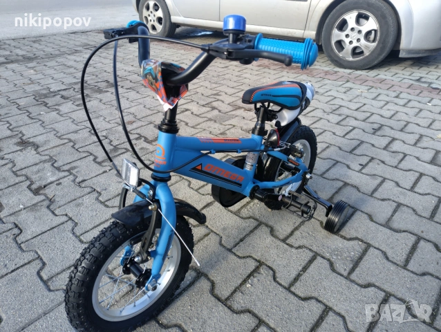 BG Детски велосипед 12" MASTER син, снимка 7 - Велосипеди - 54334075