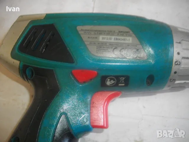 18V Li-ion TOP CRAFT ЛИТИЕВ НЕМСКИ ВИНТОВЕРТ С 1 БАТЕРИЯ БЕЗ ЗАРЯДНО, снимка 17 - Винтоверти - 49750153