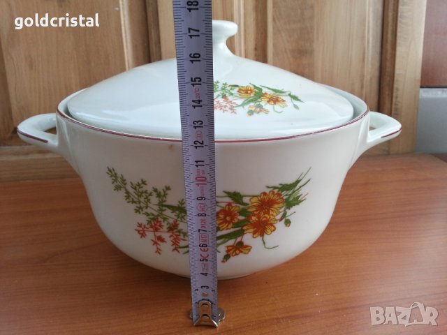 Български порцелан супник, снимка 8 - Антикварни и старинни предмети - 36991405