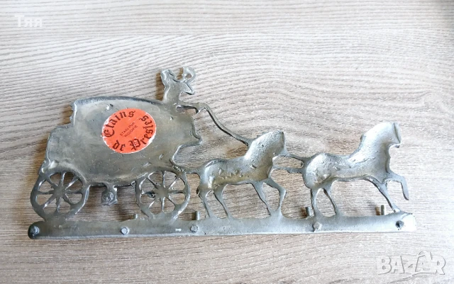 Винтидж оловна закачалка, снимка 3 - Закачалки - 50856230