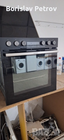 Черна фурна с котлони Горение, снимка 5 - Печки, фурни - 54275733