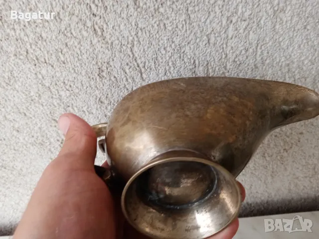 Сосиера арт деко бронз,масивна,бронзова каничка,, снимка 8 - Антикварни и старинни предмети - 47824191