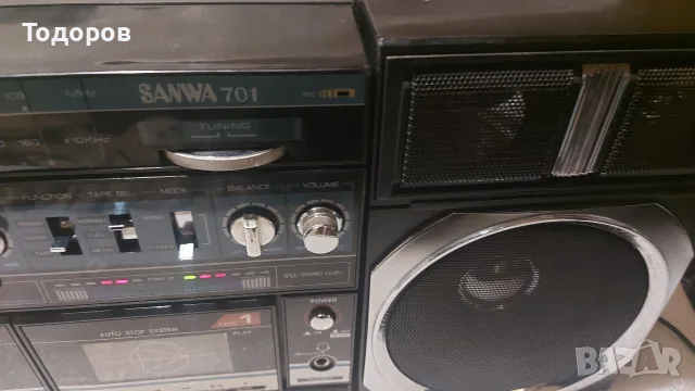 Sanwa 701 Stereo Radio Cassette Recorder , снимка 9 - Радиокасетофони, транзистори - 56046627
