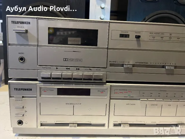 Telefunken HR 800 Receiver Telefunken HC 700 Касетефон Сет, снимка 4 - Аудиосистеми - 49690366