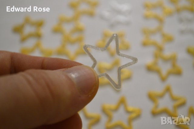 Звездички от пластмаса, снимка 4 - Други - 37544580
