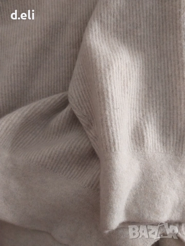 IRIS VON ARNIM Original Size M 100% Кашмир Страхотен поло пуловер, снимка 3 - Блузи с дълъг ръкав и пуловери - 51716811