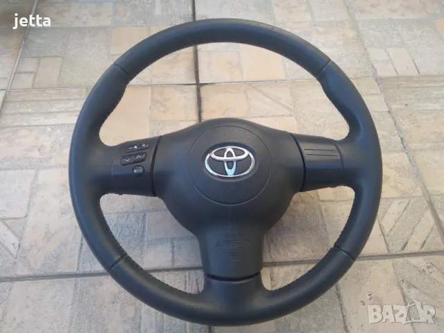 Мултифункционален волан с airbag за Тойота Корола Е12 2004-2007 фейслифт toyota corolla, снимка 1 - Части - 48668787