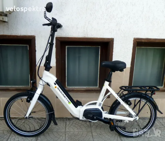 Електрически САКСОНЕТ сгъваем !  20 цола ! На 70 км. Като НОВ !, снимка 1