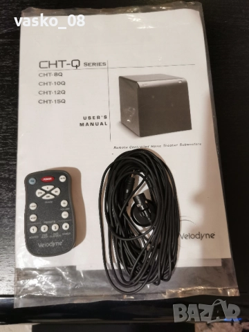 Velodyne CHT-12Q суббас, субуфер, снимка 2 - Тонколони - 52598695