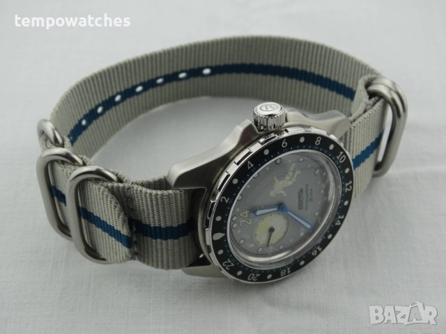 ВОСТОК АМФИБИЯ АВТОМАТИЧЕН ref: 14039Б - “КОСМОДАЙВЕР” - “LUNA DUDE” 2 - 24 ЧАСА - ЛИМИТИРАН 2000 бр, снимка 12 - Мъжки - 51304500