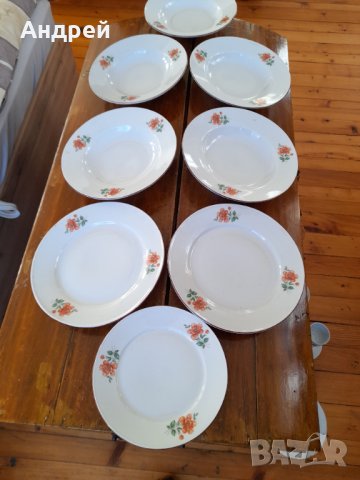 Стара порцеланова чиния,чинии #17