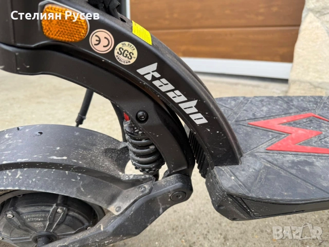 НОВА тротинетка KAABO MANTIS X PLUS BК цена 950 евро / 1858,04 евро   като нова с пробег 191 км - им, снимка 8 - Други спортове - 53293182