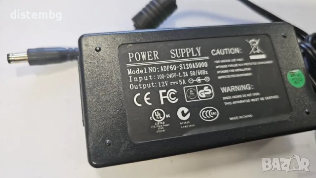  Адаптер  ADP60-S120A5000 AC   12V