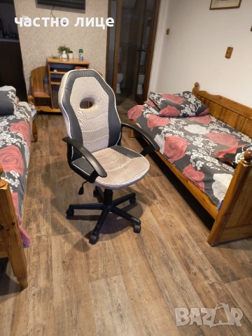 офис стол с колелца и амортисьор в Бургас за 30 лева