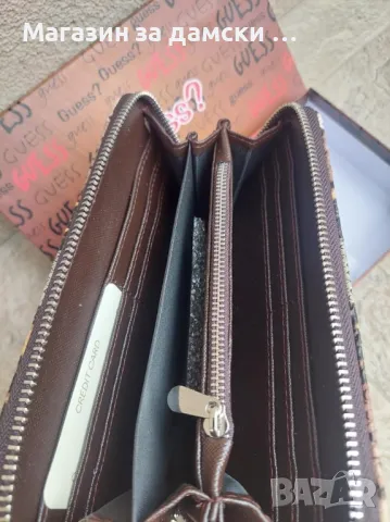 Хит модел дамски портмонета Guess цвят хамелеон Код 4006, снимка 8 - Портфейли, портмонета - 47769692