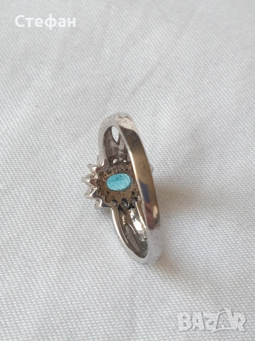 Сребърен пръстен, снимка 4 - Пръстени - 54266805