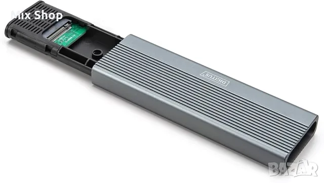 Нов DIGITUS Външна кутия за M.2 – USB 3.1 Gen2 Type-C – 6 Gbit/s, снимка 8 - Друга електроника - 55751593
