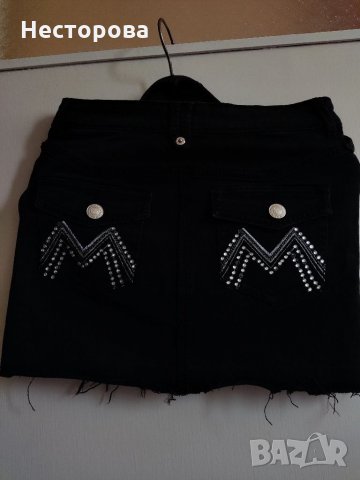 Дънкова пола, снимка 2 - Поли - 34412941