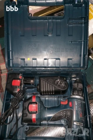 Винтоверт Бош, син Bosch , снимка 4 - Винтоверти - 50535794