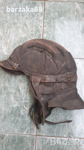 2 бр. Стари кожени Мото Каски, снимка 12 - Колекции - 52612047