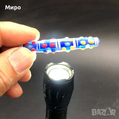 ФЪН ШУЙ РИСУВАНО СТЪКЛО СТАРА МЪНИСТА ТАЛИСМАН ПРОТИВ УРОКИ АМУЛЕТ, снимка 5 - Антикварни и старинни предмети - 44666271