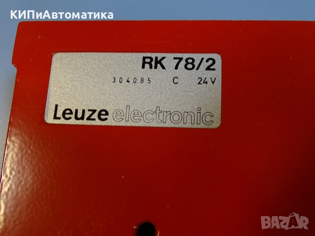 датчик фотоелектрически Leuze RK 78/2 photoelectric sensor 24V, снимка 4 - Резервни части за машини - 54218620