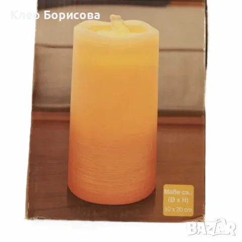 LED восъчна свещ с ефект на трептене, снимка 3 - Лед осветление - 49020621