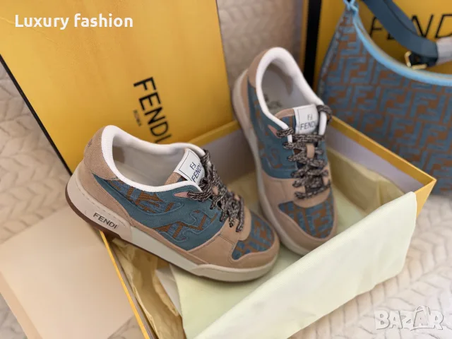 обувки и чанта Fendi, снимка 3 - Дамски ежедневни обувки - 56149233