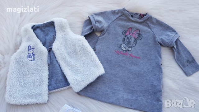 Пухкав елек за бебе 3-6 месеца, снимка 4 - Бебешки якета и елеци - 34954719