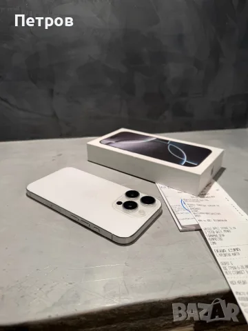 КАТО НОВ Iphone 16 Pro 512 GB White, снимка 2 - Apple iPhone - 56420106