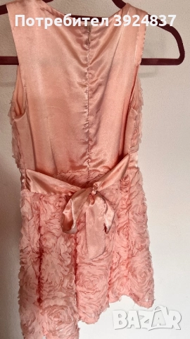 Розова детска рокля, снимка 2 - Детски рокли и поли - 51708340