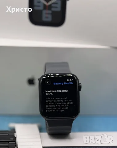 Смарт часовник Apple Watch SE 2nd Gen GPS + Cellular 44mm, Midnight Aluminum + каишки, снимка 4 - Смарт часовници - 56170661
