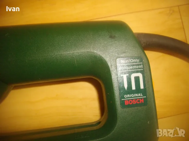 BOSCH PTK19E НЕМСКИ ОРИГИНАЛ СТАРО КАЧЕСТВО ЕЛ. ТАКЕР БОШ КОМБИНИРАН С ЕЛ. КОНТРОЛ И РЕГУЛАЦИЯ УДАР, снимка 6 - Други инструменти - 56121558