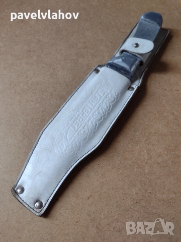 Нож - ловен, производство на “Хан Тервел”, модифициран и за доработка , снимка 14 - Ножове - 53972362