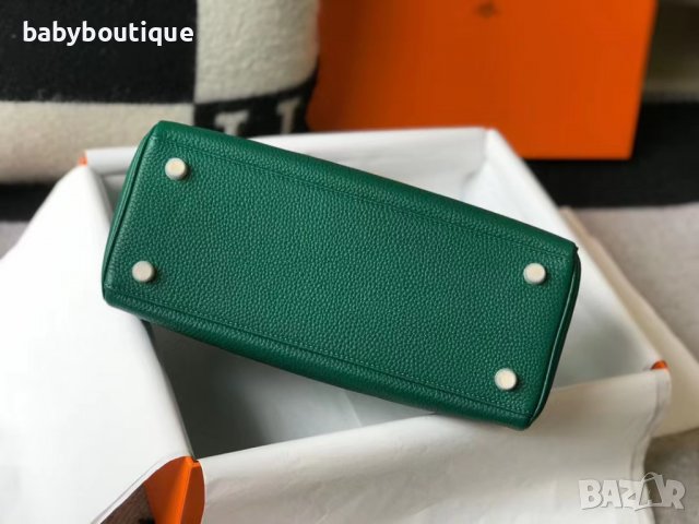Hermes Kelly 32 Malachite , снимка 6 - Чанти - 39892589