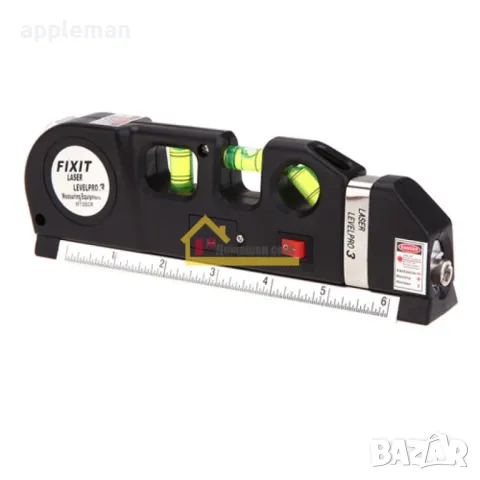 Многофункционален лазерен нивелир ролетка 