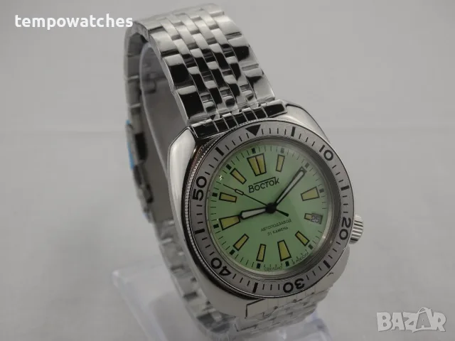 ВОСТОК АМФИБИЯ АВТОМАТИЧЕН-"ЧЕРЕПАХА"-"LIME" ref: 70086В, снимка 16 - Мъжки - 48082146