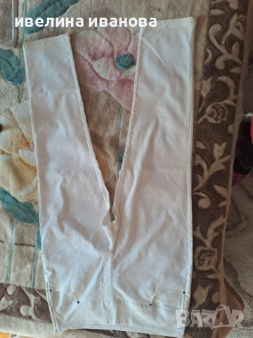 Дамски бял панталон, снимка 2 - Панталони - 52533807