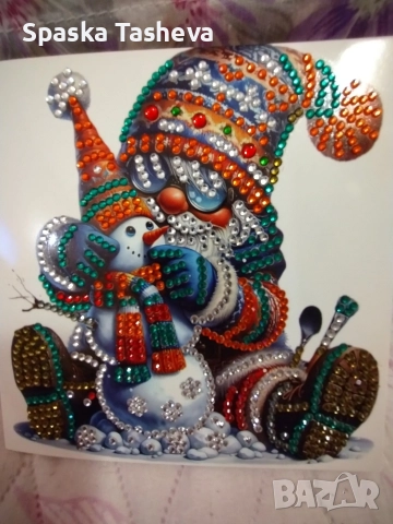 Диамантени коледни картички , снимка 5 - Други - 52764319