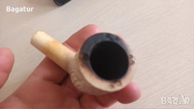 Лула винтидж, морска пяна,резба,стара, снимка 7 - Антикварни и старинни предмети - 49177041