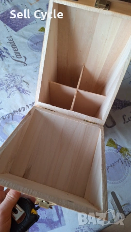 ✅ДЪРВЕНА КУТИЯ ЗА ВИНО ❗, снимка 2 - Декорация за дома - 53043174