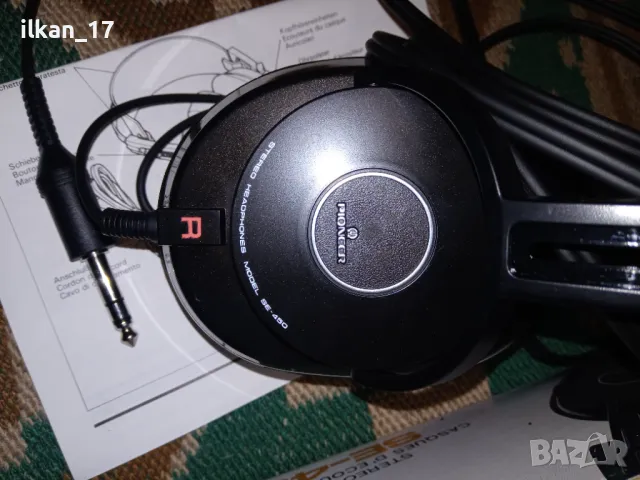 Слушалки Pioneer se-450 НОВИ!!! Номер 1 за DJ Оригинални Японски!!!, снимка 3 - Слушалки и портативни колонки - 47551914
