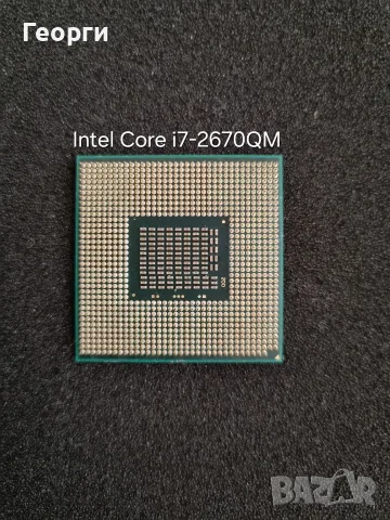 10 процесора за стари лаптопи различни модели на Intel и AMD, снимка 2 - Части за лаптопи - 55817406