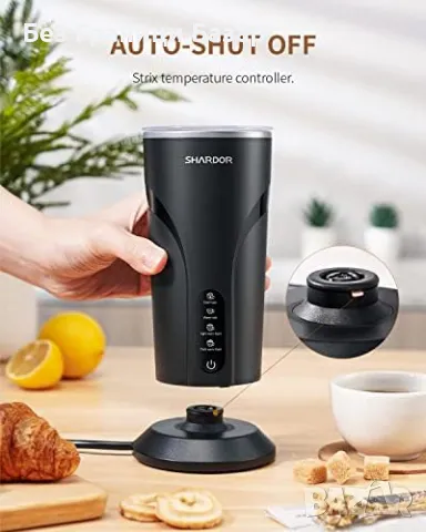 Нов Електрически уред за разпенване на мляко 4 в 1 – Топла и студена пяна, снимка 3 - Други - 49425268