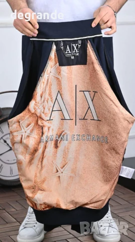 Мъжки спортен екип AX - наличен в Черно и Синьо Материя 100% пaмук, снимка 4 - Спортни дрехи, екипи - 51325267