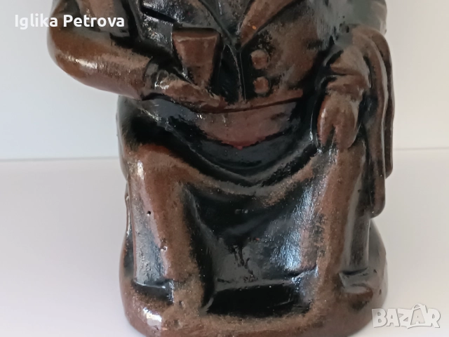 Ретро, винтидж,керамична кана, снимка 5 - Антикварни и старинни предмети - 51793534