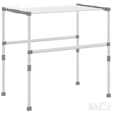 vidaXL Сушилник за дрехи 83x(50-55)x(40-85) см алуминий(SKU:154601)