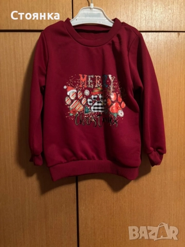 Коледна ризка и блузка, снимка 2 - Детски Блузи и туники - 52796574