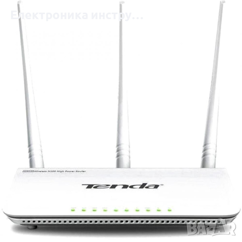 Рутер Tenda F3 300Mbps, 3 антени, снимка 1 - Рутери - 44685804