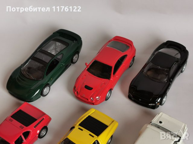 1/43 Del Prado Спортни Модели Fiat BMW Toyota Mazda Lamborghini Jaguar Лот От 6 броя, снимка 2 - Коли, камиони, мотори, писти - 35363237